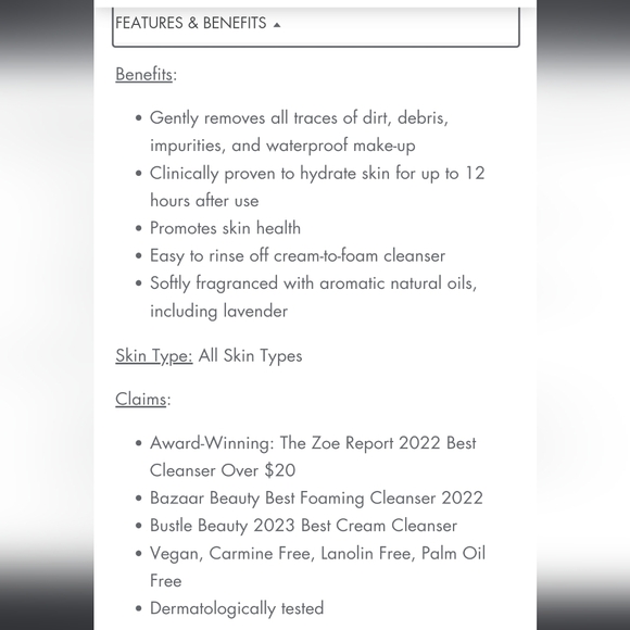 Eve Lom Foaming Cream Cleanser - Picture 4 of 11